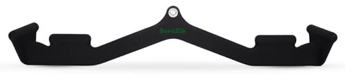 SevnElk Row Handle for Cable Machines Home/Gym,Combo Tricep Press Down Cable Attachments,T-bar V-Bar Bicep Curl Tricep LAT pulldown Bar Back Strength Training Handle