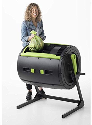 Maze 245 Litre Compost Tumbler, Outdoor Composting, Garden Compost Bin