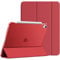 JETech Hülle für iPad Air 11 Zoll M3/M2 (2025/2024), iPad Air 5./4. Generation 2022/2020 10,9 Zoll, Abdeckung mit Auto Schlafen/Wachen (Rot)