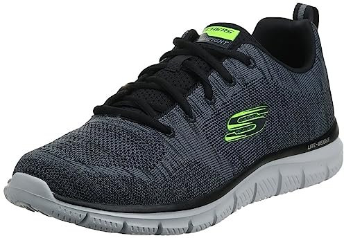 Skechers Men's Track Front Runner Lace-up Sneaker Oxford, Grey Grau Ccbk, 11 UK