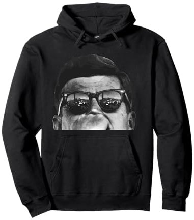JFK John F Kennedy mit Sonnenbrille Pullover Hoodie