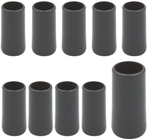 Lot de 10 butées d'arrêt 40 mm, Couleur Gris Anthracite avec rondelles et vis pour Store et volet Roulant - butées Tampon - Bouchon de Protection de Volets Roulant - Fabrication française