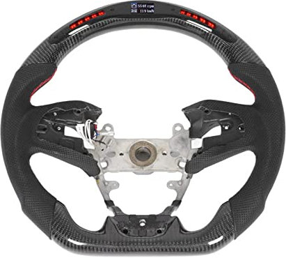Auto Sportlenkrad Kohlefaser-Display-Shift-Lenkrad-Ersatz Für Hon-da Ci-vi-c FC Type R FK8 2016-2020 2021 Racing-Lenkrad