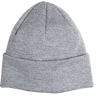 Leuchtfeuer Strickwaren Feinstrickmütze Föhr 306（anthrazit 100% Merinowolle, einfacher Umschlag，Made in Germany