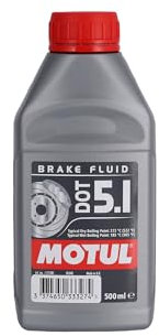 Motul Bremsflüssigkeit DOT 5.1 für ABS-Fahrzeuge – Vollsynthetisch – 500ml
