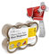 UR CHOICE Heavy Duty Tape Gun Dispenser with 6 Brown Packaging Tapes, 48mm x 66m Rolls, Strong Parcel Packing Tape with Dispenser for Boxes, Moving, Shipping, Office & Warehouse Use