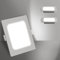 Aigostar LED Einbaustrahler, 12W Äquivalent zu 94W, 6500K Cool White Licht, Weiß, LED Einbauleuchten, LED-Bullauge, Ф140-150mm, Packung mit 2