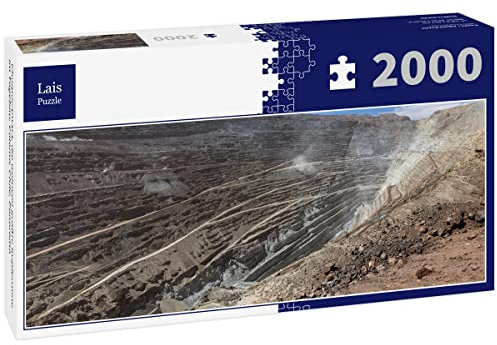 Lais Jigsaw Puzzle Chuquicamata, the world's largest open-cast copper mine, Calama, Chile, panorama 2000 pieces