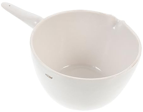 Mobestech 1stk Abdampfschale Becherglas Laborverdampft Schüssel Porzellanschalechemie Abdampfende Laborschale Verdunstungsschale Mit Ausguss Verdampferschale Runden Weiß Keramik Lieferungen