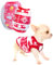 2-teiliges Weihnachts-Hunde-Outfit – Welpenpullover, Teetasse, Chihuahua, Rentier, Schneeflocke, Weihnachten, warme Winterkleidung für extra kleine Hunde, Kätzchen, Katzen (XS)