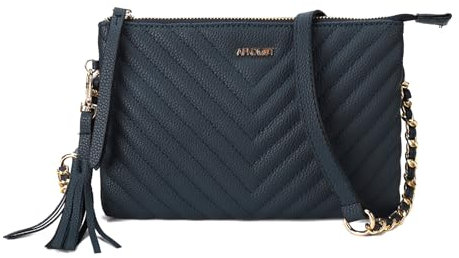 Gladdon Kleine Umhängetaschen für Damen Cross Schultertaschen Clutch Umhängetasche Frauen Cross-body-Taschen Sling Messenger Bag Cossbody Handytasche(Blau)