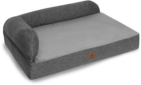 elGiga orthopädisches Hundebett Markus - Bezug mit RV waschbar - S 60 x 45 cm