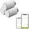Qiumi Wifi Direct Smart Thermostatic Radiator Valves No Gateway Required Work with Alexa Googlehome