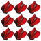 RED DRAGON Yin Yang Beidseitig Schwarz und Rot Standard Dartflug 3 Set pro Packung (insgesamt 9 Dart-Flights)