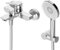 Mitigeur mécanique de baignoire avec douchette et support Robinet Salle de Bain Chromé, FXA15000 AM.PM X-Joy