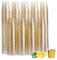 MATANA 600 Schnapsgläser aus Plastik mit Goldglitter, 3cl - Pinnchen Kunststoff, Shotgläser Gold, Shot Becher, Schnapsbecher, Plastikbecher - Party Zubehör - Stabil & Mehrweg