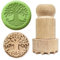 OLYCRAFT Holzstempel 4.5x2.5 cm Lebensbaum Runder Naturholzstempel Für Die Kartenherstellung DIY-Bastelbrief Tagebuch Und Basteln Scrapbooking