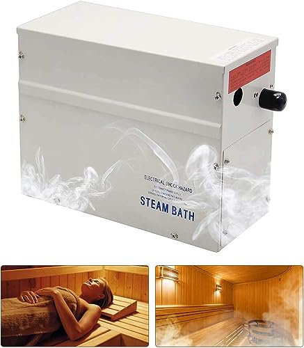 Generatore di vapore per bagno e sauna, generatore di vapore per bagno turco, generatore di vapore per spa, casa, generatore di vapore commerciale con controller digitale