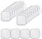 PZJFH Tens Elektroden Pads, 40 StüCk Elektroden Pads 4x4 cm, Wiederverwendbare Klebeelektroden Für TENS Geräte, Elektroden Tens Gerät Sehr Gute Haft- LeitfäHigkeit, 2mm Steckanschluss