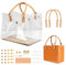 Orifesio Transparente Handtasche, Klar PVC DIY Tote Tasche Making Kit, Durchsichtige Tragetasche, DIY Taschen Set, Handgefertigte Geschenktüten Zubehör, Geschenktüten-Makeover, Transparent Bag Set, A