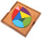 HEMOTON 1set Egg Shape Wooden Tangram Blocks for Boys and Girls Genius Puzzle Toys Early Learning Educational
