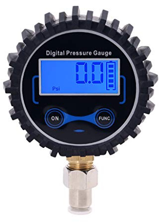 Digitaler Kompressionsprüfer Manometer Tester Kit Motor Auto Benzinmotor Zylinder Motorrad Manometer Straight Plug Fitting