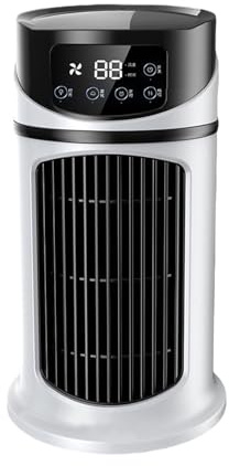 Birtern Portable AC Fan, Cooler Fan Portable Air Conditioners, Personal Evaporative Space Cooler with Timer, Quiet Humidifier for Travel Accessories Office Home Apartment