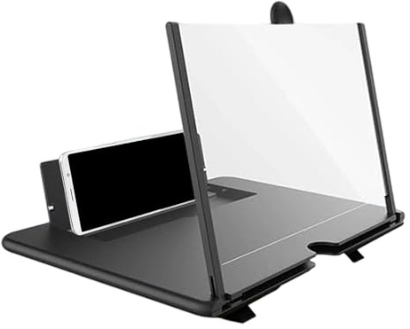 Mobiltelefon Bildschirmvergrößerungsgerät | 3D HD Desktop Projektor | Bildschirmvergrößerer Für Mobiltelefone - Für Kinder Und Senioren Zum Anschauen Von Videos, Für Filmabende, Zu Hause, Auf Reisen U