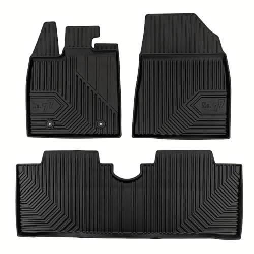 FROGUM No.77 Gummimatten Ganzjahresset von Auto Fußmatten Autofussmatten für BYD Dolphin ab 2021 | Langlebiges TPE Material