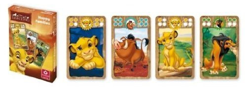 The Lion King (Kartenspiel), Happy Families: Quartett. Mit Deutscher Anleitung