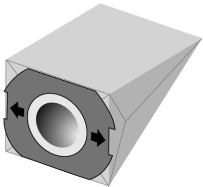 10 Staubsaugerbeutel für Omega HSS 09/4 von Staubbeutel-Profi®