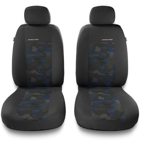 Mossa - Universal Sitzbezüge Auto kompatibel mit Nissan Qashqai I, II, III (2007- ) - Autositzbezüge Schonbezüge für Autositze - 2UNE-BL