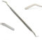 Dental Flat Plastic Shaping Composite Filling Spatula Dentist Instrument Dentistry Tool Spatula 2mm Double End - Stainless Steel (Single)