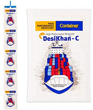 DesiKhan Lot de 10 2 ENSEMBLE) déshumidificateurs pour conteneurs 450 % d'absorption d'humidité