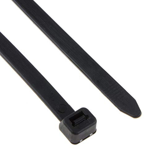enTie Black Cable Ties 7.2mm x 500mm Nylon 66 UL Approved [100 Pack] [500mm x 7.2mm]