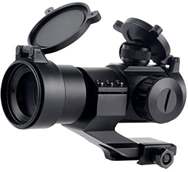 FOCUHUNTER Taktisches Rot-Grün-Punkt-Reflex-Visier Zielfernrohr 4MOA 1x32 Picatinny Freischwinger-Zielfernrohr für die Airsoft-Jagd im Freien