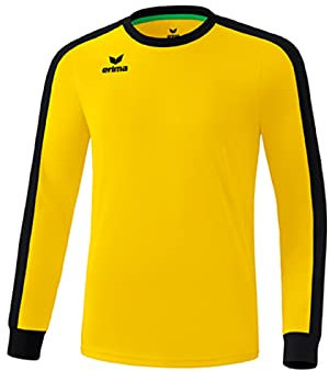 Erima Herren Retro Star Trikot Trikot Langarm (3142104), gelb/schwarz, M