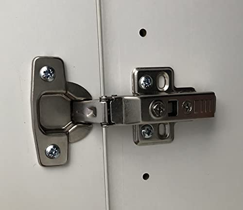 4er-Set Scharniere (neu) mit Softclose für Pax (wie Komplement) mit 4 Scharniere und 16 Schrauben