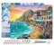 Figured'Art Peinture par Numéro Adulte avec Cadre Vacances à la plage - Activité Manuelle Kit de Loisir Créatif DIY Numéro d'Art Complet - 40x50cm toile tendue sur châssis
