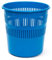 CABLEPELADO Papelera rejilla plastico, Cubo de reciclar, Cesta de basura, Papelera de plástico, Papelera escritorio, Papelera oficina, 28 cm alto x 27.5 cm diámetro, Capacidad 12 Litros, Azul