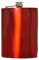8oz (225ml) Coloured Stainless Steel Hip Flask (Red)