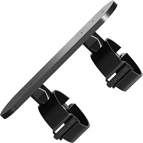 ONKRON TV Ständer TV Standfuss TV Rollwagen Verlängerungs-Netzfilterhalter Halterung für TS1881 ⌀50 mm APS1881 Schwarz