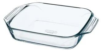 Fontaine en verre borosilicate, 28x17cm pour four, micro-ondes et lave-vaisselle, Optimum PYREX