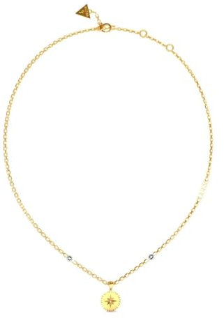 GUESS Collar JUBN02201JWYGT-U Monete acero, Silber, Kein Edelstein