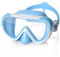 Kinder Taucherbrille, Kinder-Schwimmmaske 180° Anti-Fog-Tauchmaske, Kinder-Schwimmbrille mit Nasenabdeckung Auslaufsichere Schwimmbrille Anti-Shattered Lens für Jugendliche 4-15 (Blau)