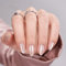BTArtbox Press On Nails Short - Almond False Nails with Glue, 30Pcs Soft Gel Fake Nail in 15 Sizes, Reusable Opaque Stick on Nails for Woman, Aurora Cat Eye