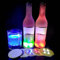 12Pcs LED Coaster, Light Up Coasters LED Bottle Lights LED Sticker Coaster Discs Light Up for Drinks Flash Light Up Cups Coaster for Champagne, Party, Bar