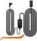 Dash Cam OBD Hardwire Kit Power Cable Type USB C Port,10FT 12V-24V to 5V,for Dash Camera, Low Voltage Protection