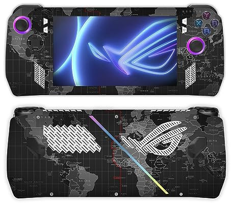 Aufkleber-Haut-Aufkleber, kompatibel für ROG Ally, Handheld-Spielekonsole, Dekoration, Aufkleber, Wrap, Schutzhülle, Kratzfest, DIY-Schutz, Schutzaufkleber, Skins-Schutz, komplettes Set (0058)