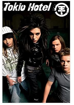 SORECI Tokio Hotel Poster Leinwand Poster Wandkunst Dekor Druck Bild Gemälde für Wohnzimmer Schlafzimmer Dekoration ungerahmt 30 x 45 cm